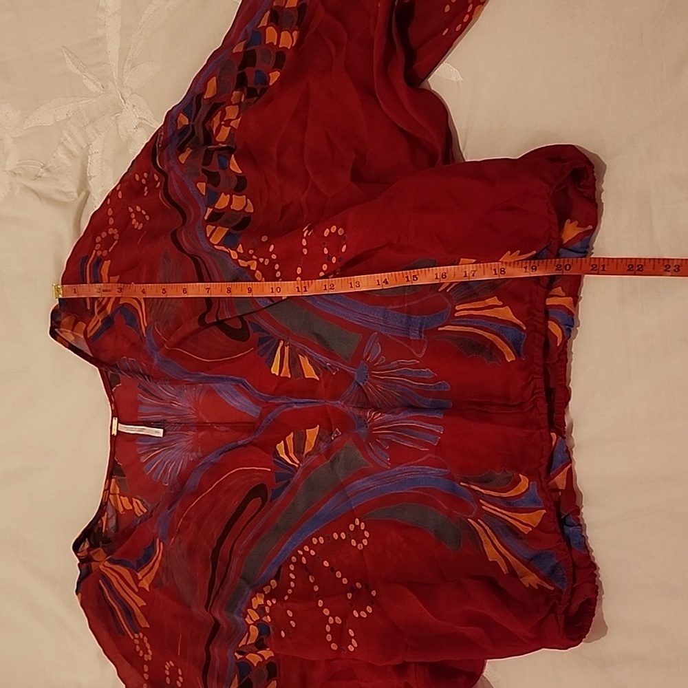 Free People Beneath the Sea Butterfly Crop Top - Picture 5 of 6